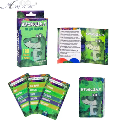 Гра Настільна Крокодил 15 х 8 х 2 см  30557