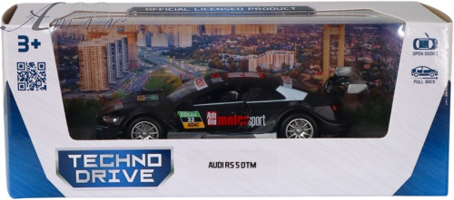 Машинка Techno Drive Audi RS 5 DTM чорна  250409 фото 3