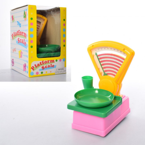 Игрушка Весы настраиваемые пластик 19см  2003  