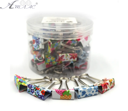 Биндер № 25 мм шириной Цветы микс 1563-25 Биндер № 25 мм шириной Цветы микс 1563-25