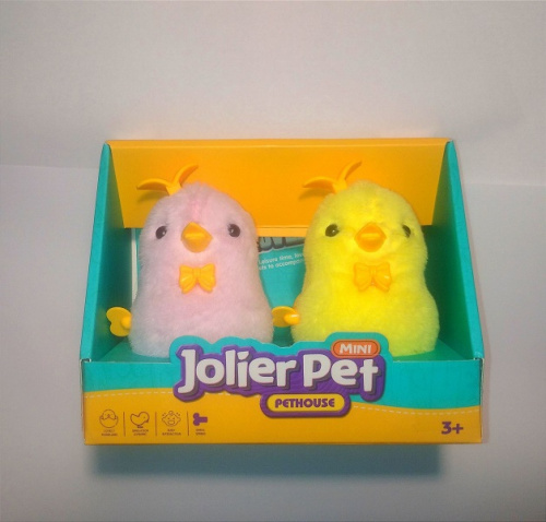 Игрушка Цыплята заводные 2 штуки 9 см  МТ-2003