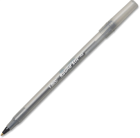 Ручка шариковая BIC Round Stic черная 1 мм 5638