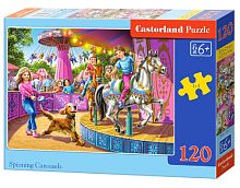 Іграшка Пазли 120 Castorland 32 х 23 см Крутуючі каруселі  В-13135