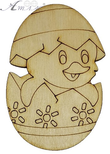 Сувенір "Курча в яйці" 6.8 см AS-4508, В-0293