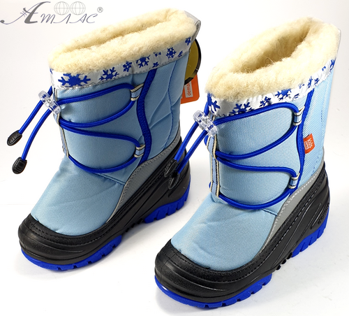 Чоботи дуті Demar Fuzzy блакитні р.26-27 4030a