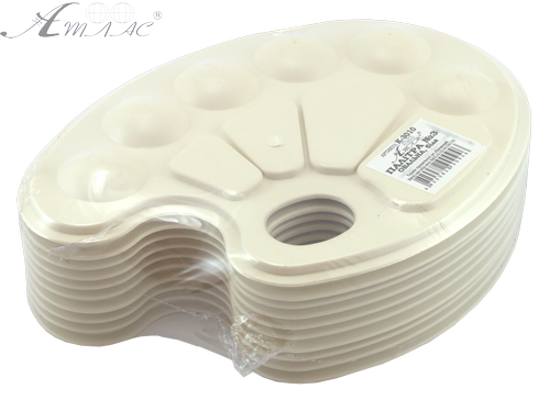 Палітра овальна № 3 23 х 17,5 см AS-0017 фото 3 Палітра овальна № 3 23 х 17,5 см AS-0017 фото 3