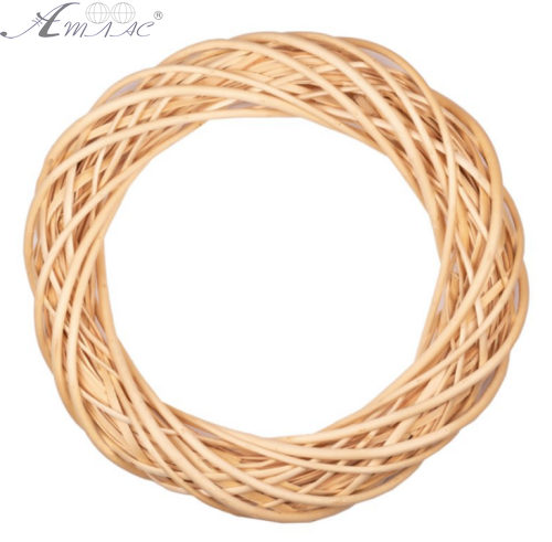 Декор Венок Ротанговый натуральный d = 30 см 09421 Декор Венок Ротанговый натуральный d = 30 см 09421