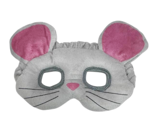 Игрушка Маска Мягкая Мышка серая 18 х 9 см  00748