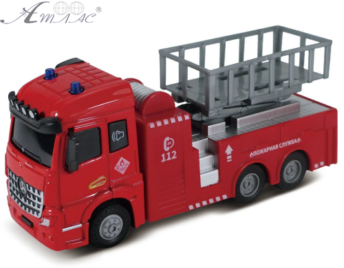 Игрушка Машинка Пожарная  16см свет, звук в коробке  XG877-A61A