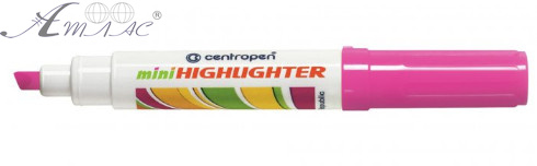 Маркер для тексту Centropen MINI Highlighter Рожевий 8052/09