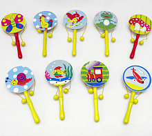 Іграшка Дерев'яна Брязкальце мікс  МD2845