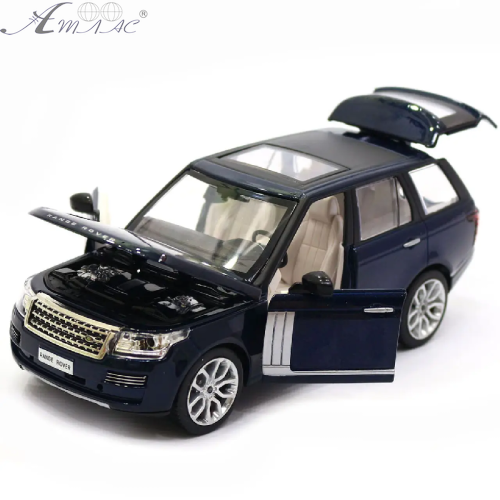 Машинка Автопром Land Rover Range Rover IV синя метал світло звук 19см  68263А фото 2