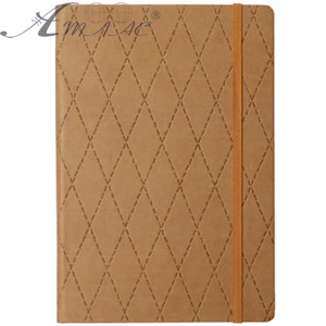 Блокнот на гумці Skiper А5 / 96 Glamоur бежевий SK-5815