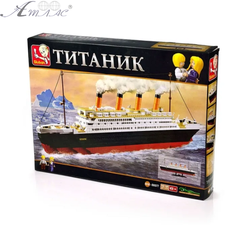 Конструктор Корабель Титанік 1012 деталей 61см M38-B0577 Конструктор Корабель Титанік 1012 деталей 61см M38-B0577