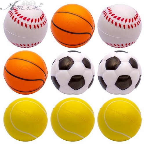 Игрушка Мячик мягкий фомовый 6 см Спорт  08328