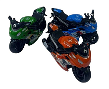 Игрушка Мотоцикл Спорт инерционный 14 см 888-9