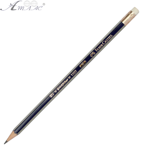 Карандаш графитный Faber Castell GoldFaber В с ластиком 116801