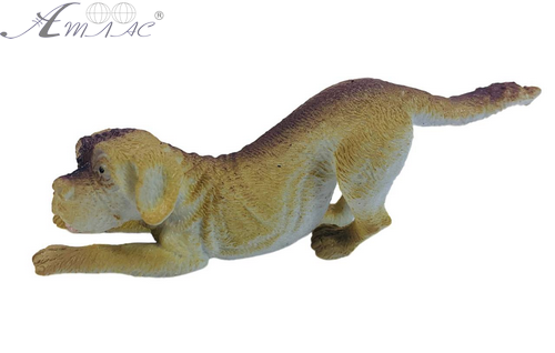 Іграшка силіконова тягнучка собака игривая 9см  03743 фото 2