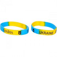 Браслет силиконовый с надписью  Украина  08348