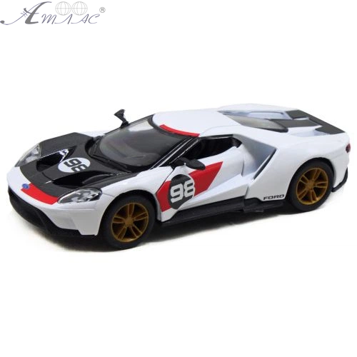 Машинка Kinsmart Ford GT Heritage Edition 12см  KT5448W фото 2