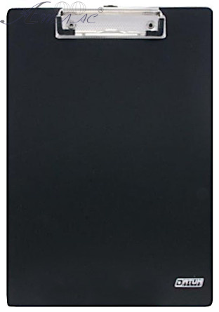 Клипборд Datum В5 доска с прижимом, пластиковая черная 490327