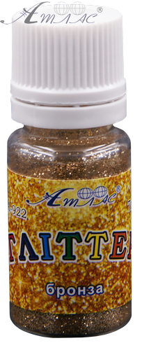 Блестки (Глиттер) Атлас 7 гр - Бронза AS-2041, А-922 фото 2 Блестки (Глиттер) Атлас 7 гр - Бронза AS-2041, А-922 фото 2