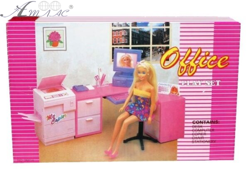 Игрушка Кукольная Мебель набор Gloria Офис 96014 Игрушка Кукольная Мебель набор Gloria Офис 96014