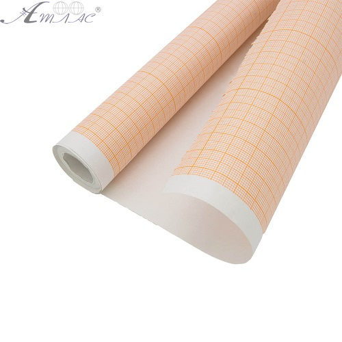 Папір масштабно-координатний міліметровка рулон 640 х 20 м жовто-помаранчевий  МК6420Р/2