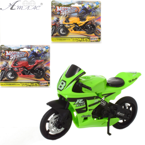 Іграшка Мотоцикл 11 см мікс на планшеті 8515 Іграшка Мотоцикл 11 см мікс на планшеті 8515