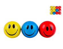 Игрушка Мячик мягкий фомовый 6см Смайл  08310