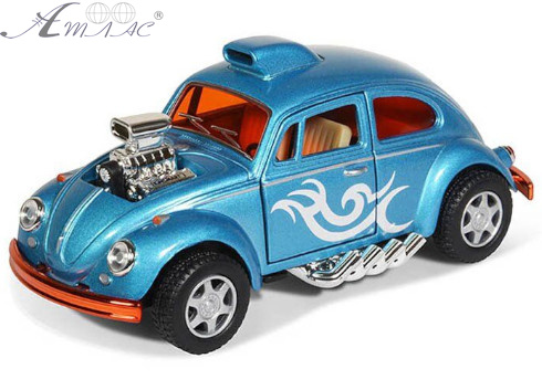 Машинка Kinsmart VW Beetle Custom Dragracer KT5405W