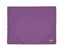 Папка на резинке А4 Datum фиолетовая  490358