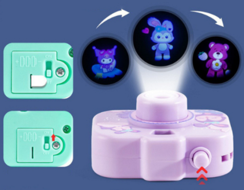 Брелок Фотоаппарат микс с проекцией 5,5 см  01252 фото 2