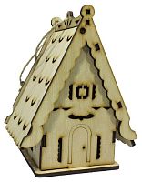 Будинок №  3 Скринька з відкидним дахом 11 х 9 х 17 см AS-4241, F-0105