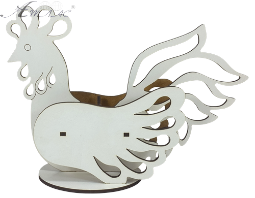 Сувенір "Підставка Жар-курка" на 1 яйце 20 х 8 х 14 см AS-6258