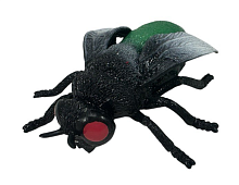 Іграшка силіконова антистрес Муха чорна 6см 06776