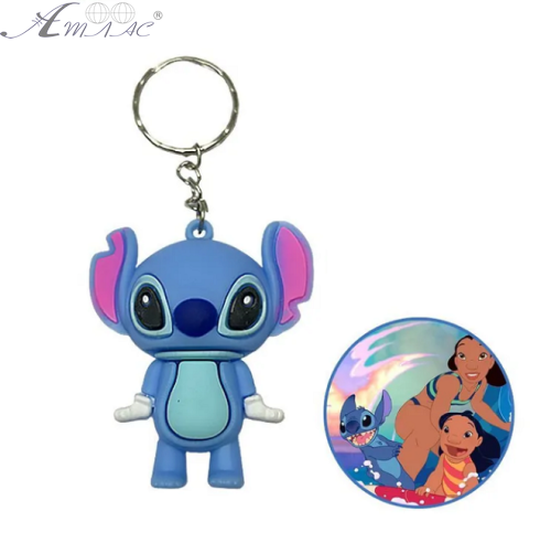 Брелок Стич синий 4,5 см резина 13939 Брелок Стич синий 4,5 см резина 13939