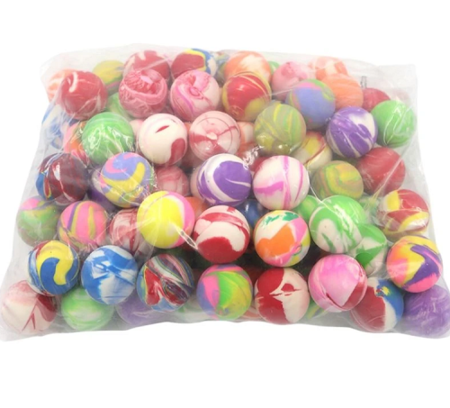 Игрушка Мяч попрыгунчик 3,2 см цветной  9027-3,2