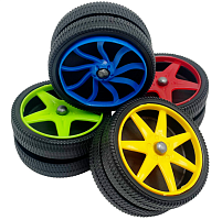 Игрушка Йо-йо Колесо в ассортименте d=5 см  0843