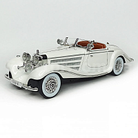 Модель колекційна Mercedes-Benz 500К W29 1936г срібляста 22см  1901-221А