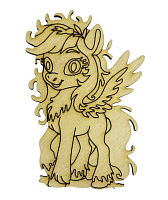 Фігурка Коник №  5 з крилами 5,5 х 8 см  AS-4375