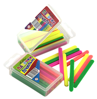 Палички рахункові в коробочці, яскраві 6см  AS-0033