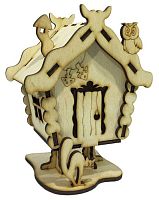 Будинок №  7 хатинка на курячих ніжках 7,5 х 8 х 15 см AS-4245, F-0109