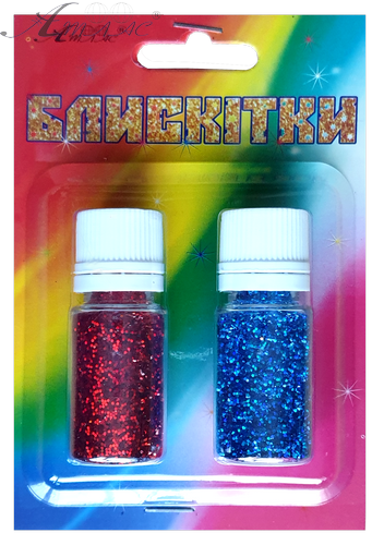 Блестки (Глиттер) Набор № 27 - 7 гр ( 2 шт ) - Синий Гол + Красный Гол AS-2227, А-997 фото 3 Блестки (Глиттер) Набор № 27 - 7 гр ( 2 шт ) - Синий Гол + Красный Гол AS-2227, А-997 фото 3