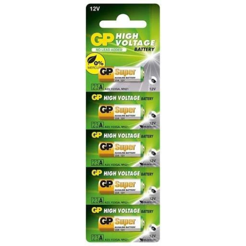 Батарейка 23A GP MN21 Super 12V 10 х 28 мм 07,2027г 1шт  04682 фото 2