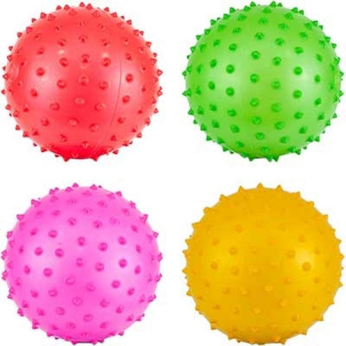 Игрушка Мяч надувной, детский массажный примерно 15 см  11233