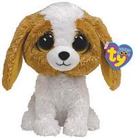 Іграшка М'яка Собака білий з коричневим "Cookie" 32 см 36906