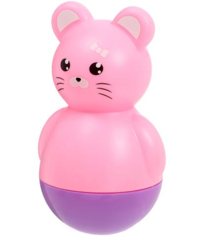 Игрушка Неваляшка Животные микс 9 см  5008-А фото 2