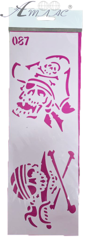 Трафарет для декора мягкий, самоклеящийся № 087 ТМ-087 Трафарет для декора мягкий, самоклеящийся № 087 ТМ-087