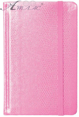 Блокнот на резинке Skiper А5 / 96 Luxury Fashion розовый SK-5840